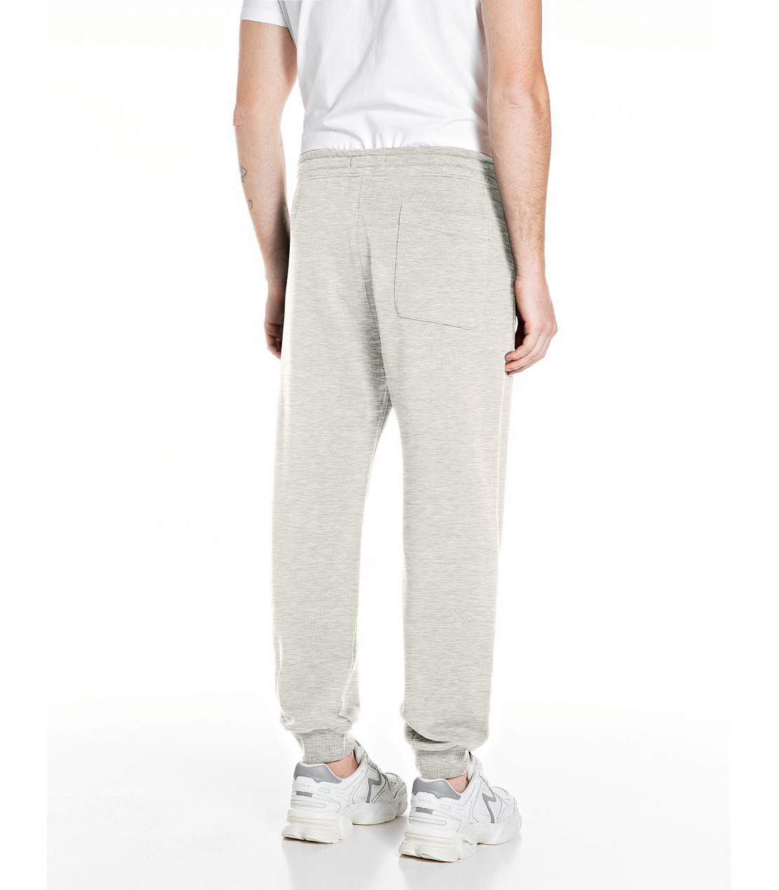 コットンテリーフリースパンツ 詳細画像 ライトグレーメランジ 2